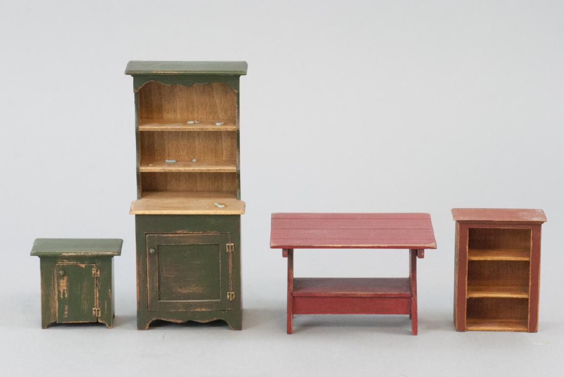 Artisan Handmade Dollhouse Signed Kitchen Set (1 of 3)