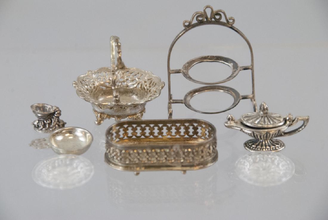 Dollhouse Miniature Artisan Sterling Silver Items (1 of 10)