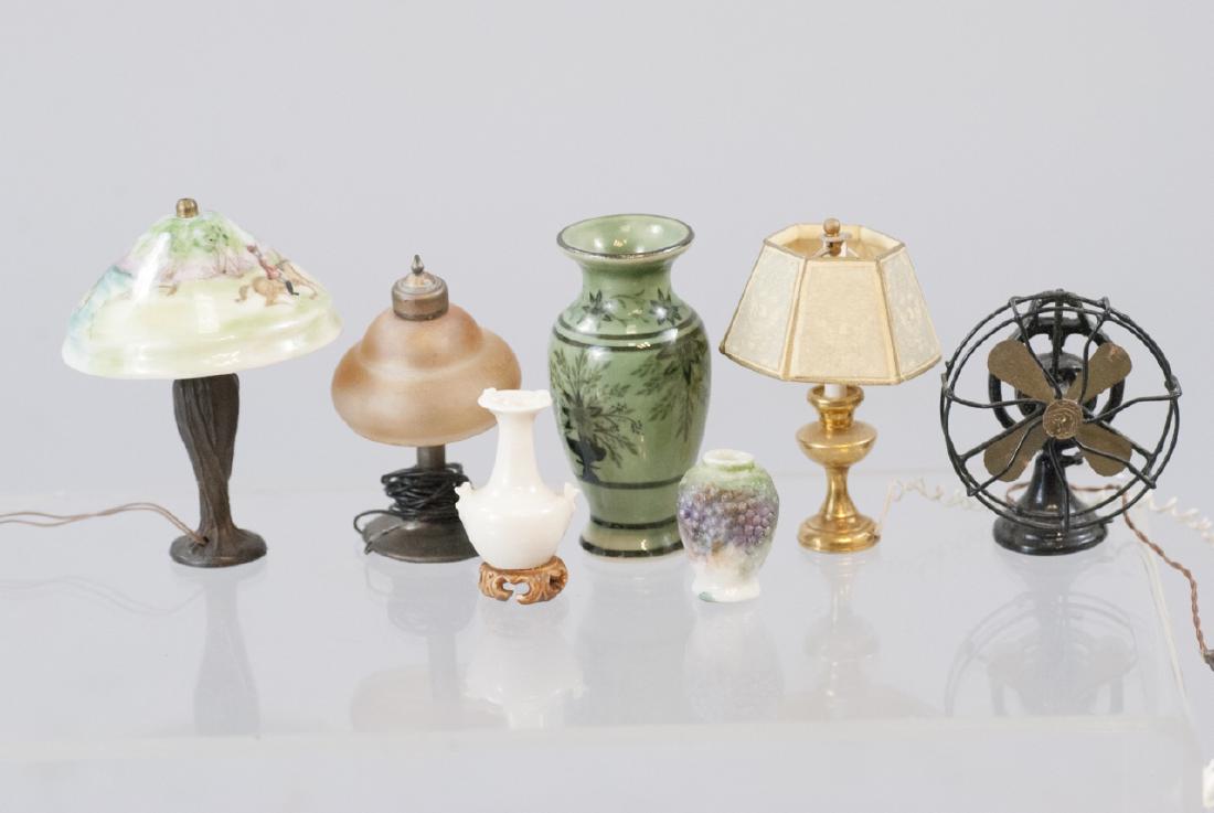 Dollhouse Miniature Artisan & Commercial Lamps etc (1 of 6)