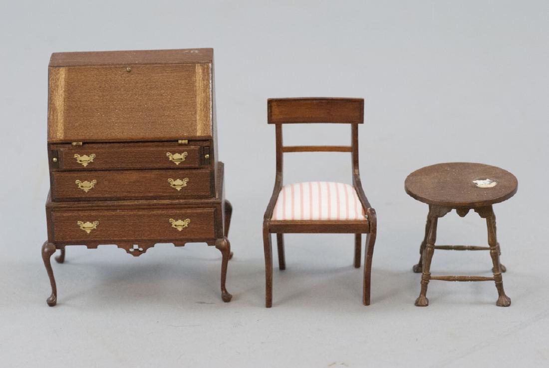 Dollhouse Artisan Handmade Ed Norton Desk, etc (1 of 8)