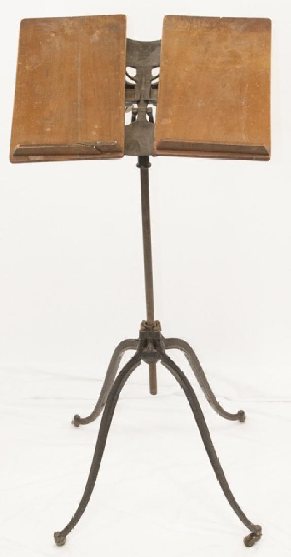 Antique Victorian Folding Music Book Stand (1 of 8)