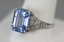 Estate Platinum & 9 Carat Ceylon Sapphire Ring - 4