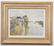 Oil On Canvas Dutch Painting Of River Seine