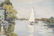 Oil On Canvas Dutch Painting Of River Seine - 5