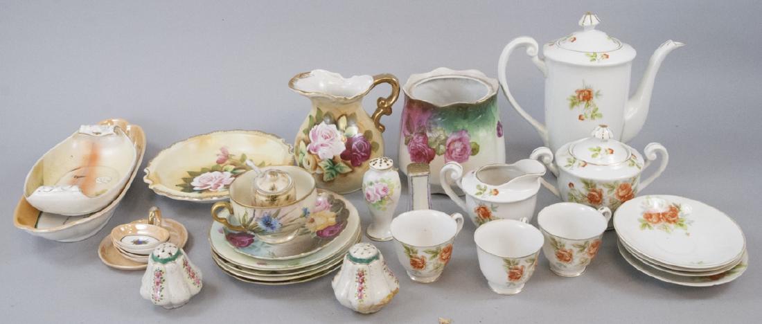Lot of Vintage Japanese Porcelain: Lot of Vintage Japanese Porcelain. A variety of pieces from different makers with different patterns. Largest piece is 9 inches x 8 inches.