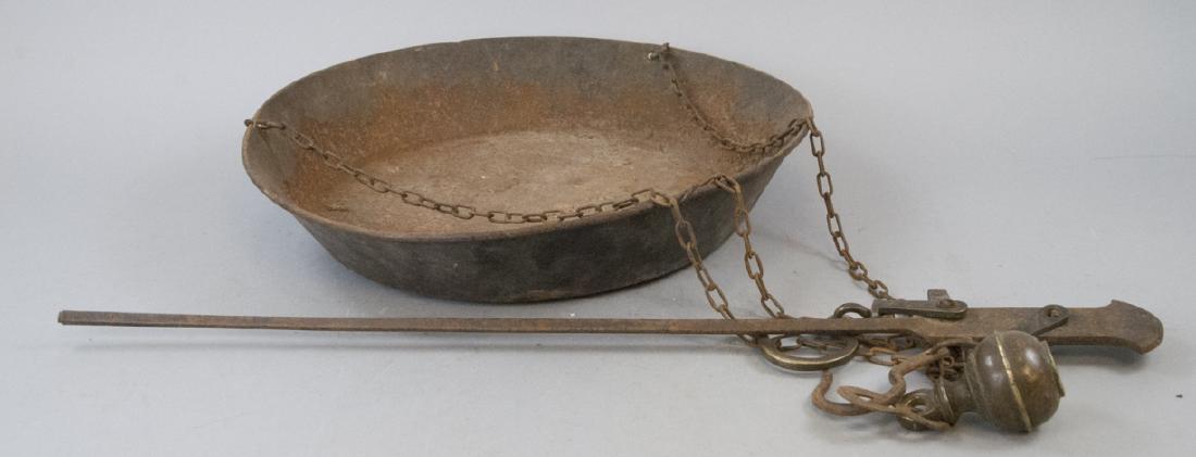Antique Steelyard Balance Beam Hanging Scale (1 of 5)