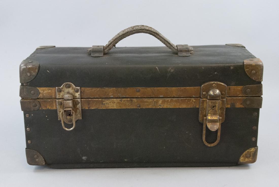 Antique William Bal Corporation Leather Tool Box (1 of 6)
