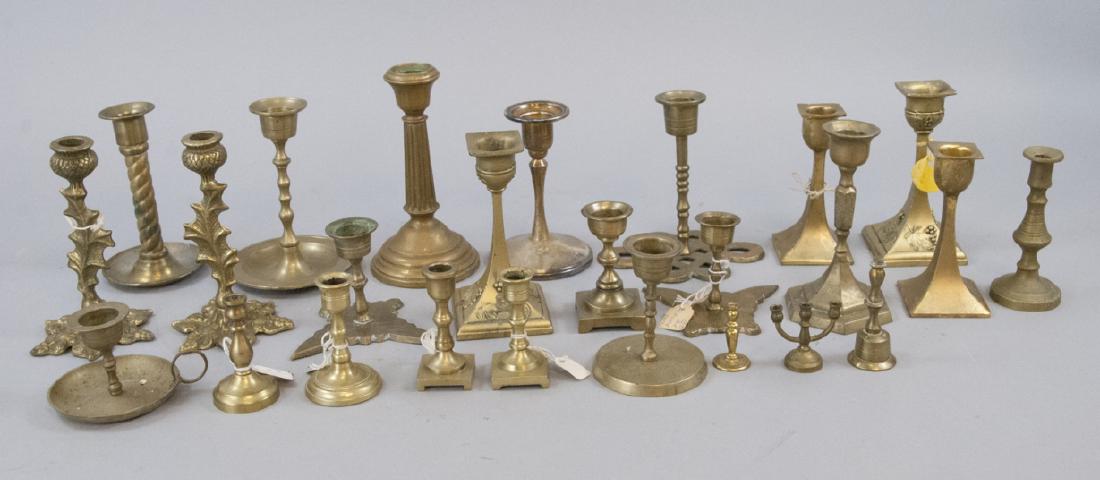 Assorted  Antique & Vintage Candlestick Holders (1 of 4)