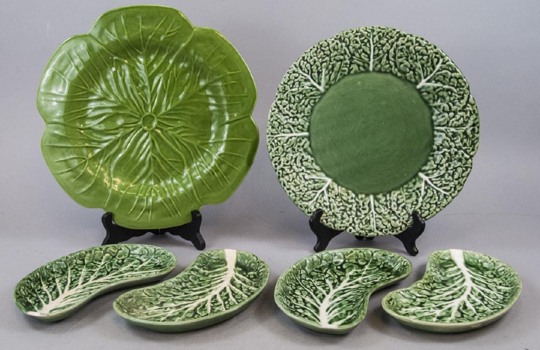 Vintage Green Majolica Plates (1 of 8)