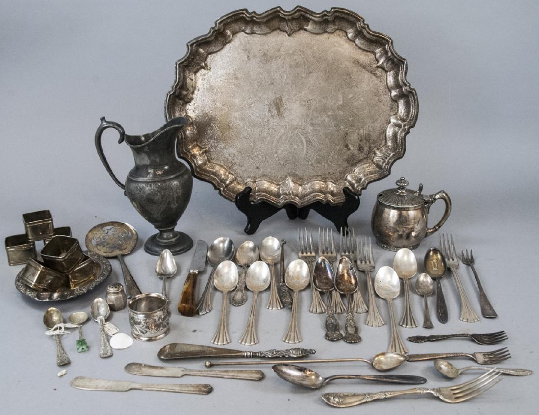 Assorted Lot Of Silver Plated Serving Items (1 of 9)