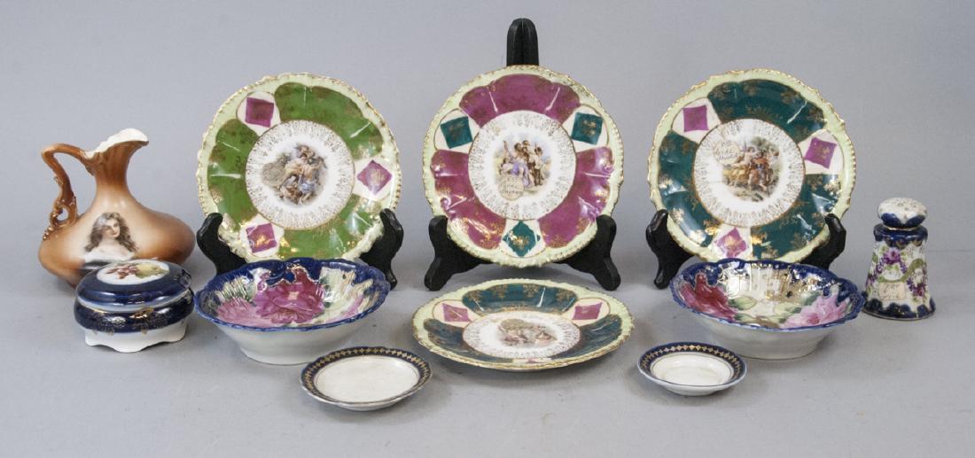Lot Antique Bavaria Porcelain Hand Painted (1 of 10)