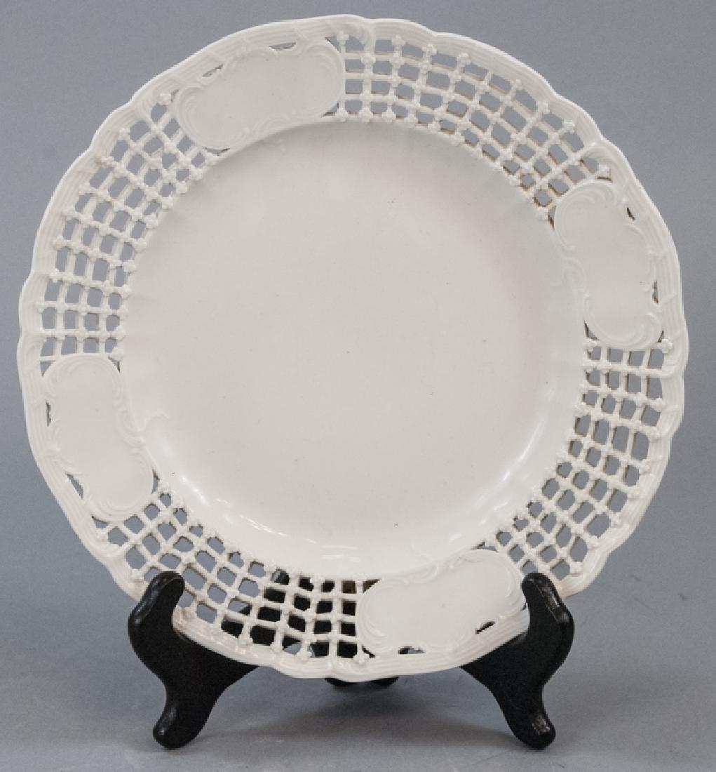 Antique 19th C KPM Porcelain Blanc de Chine Plate (1 of 5)