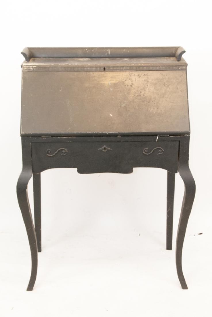 Antique Slant Top Pine Desk (1 of 4)