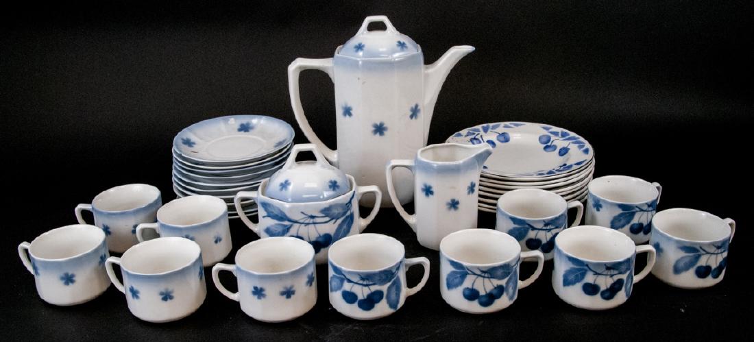 Two Sets Of Vintage Blue & White Cherries China (1 of 10)