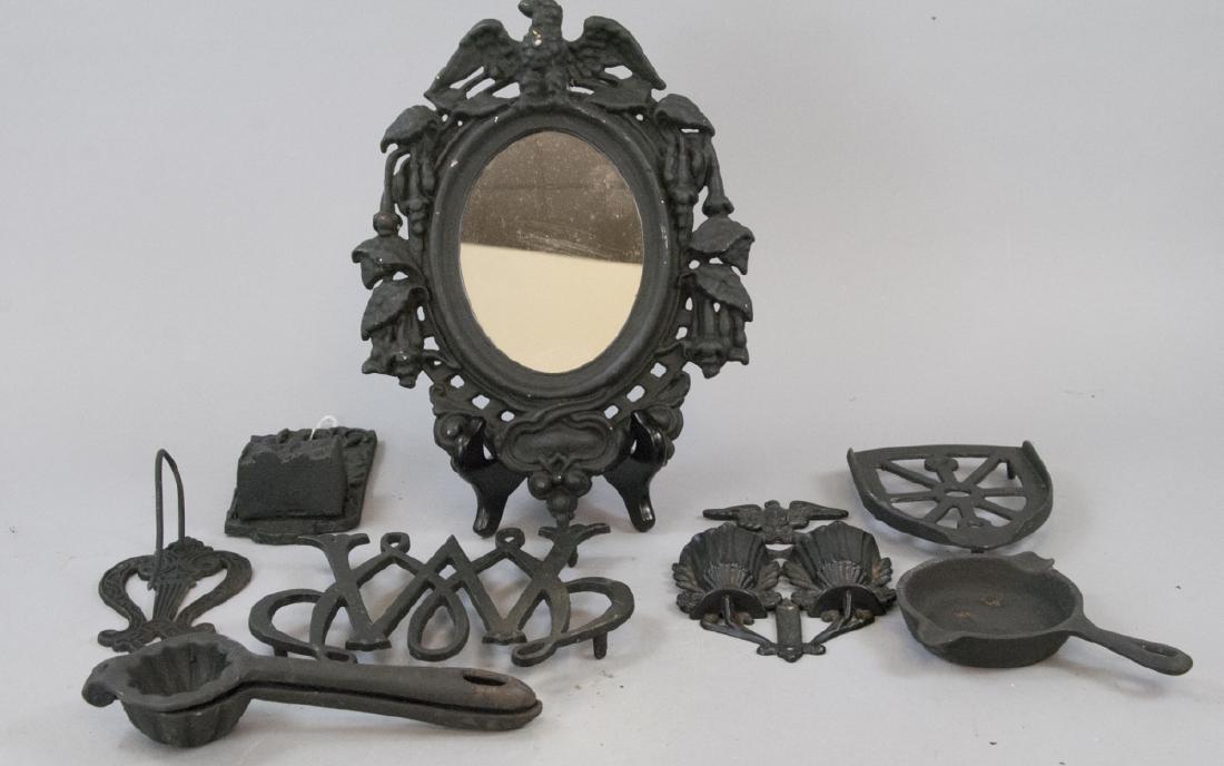 Assorted Lot Of Cast Iron Kitchen & Home Items (1 of 5)