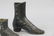 Vintage Ladies Cast Iron Victorian Shoe Decoration - 2