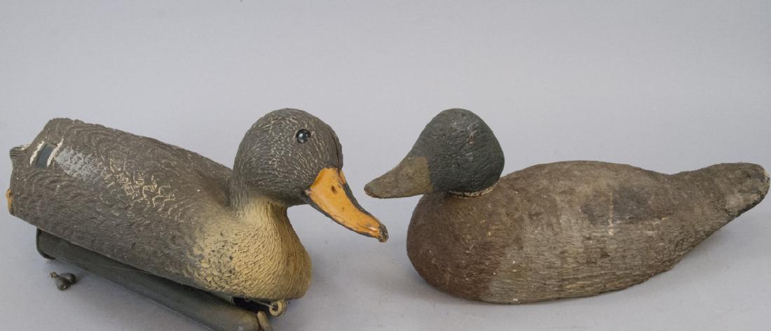 Vintage Wood & Plastic Duck Decoys / Statues (1 of 3)