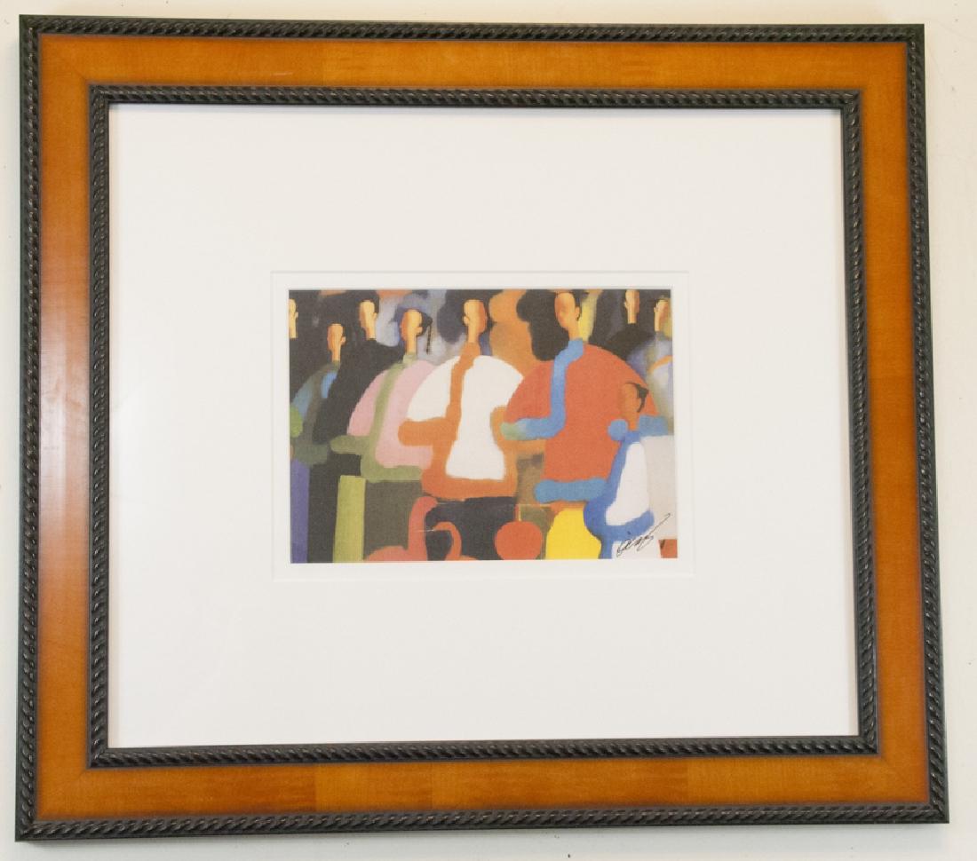 Signed & Framed Asian Print by Gates (1 of 6)