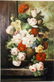 Oil on Canvas, Floral Still Life, Painting
