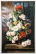 Oil on Canvas, Floral Still Life in Urn, Painting
