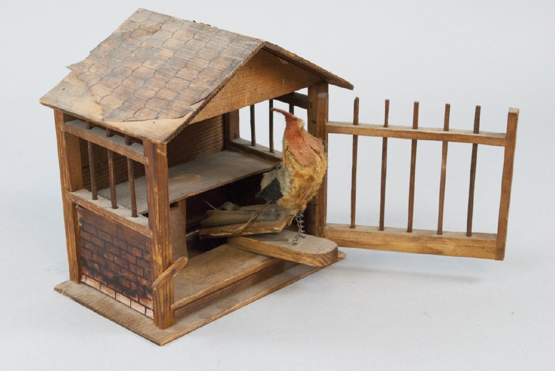 Antique Wood & Lithograph Dollhouse Barn / Stable (1 of 6)