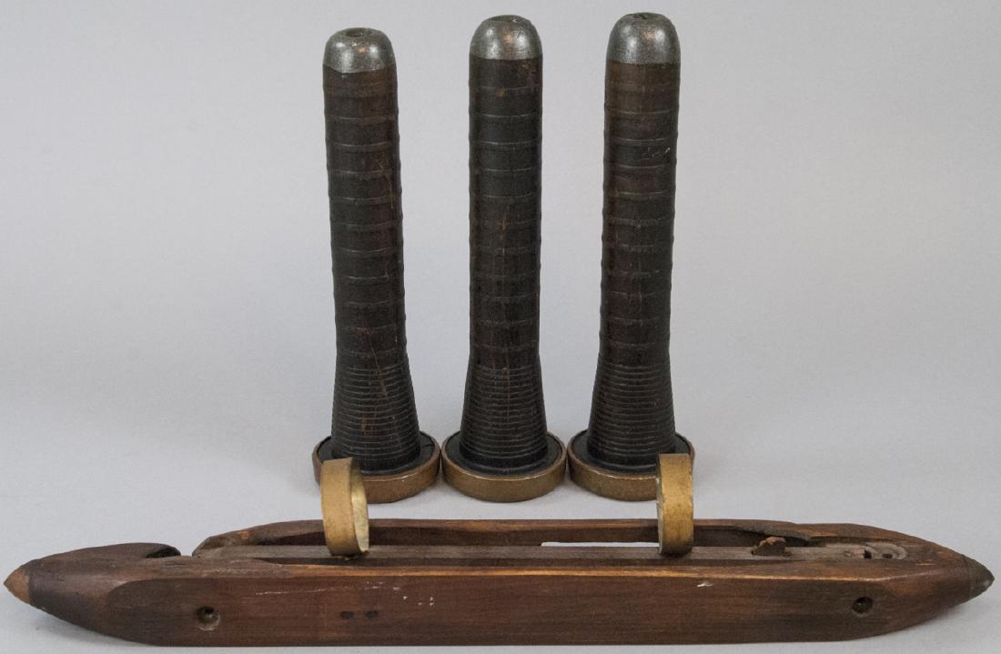 Assorted Lot Of  Four Vintage  Weaving Loom Tools (1 of 6)
