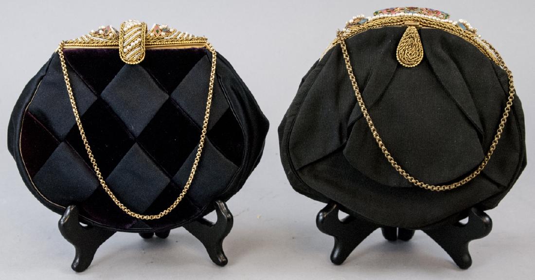 Two Antique Purses w Cloisonne & Beadwork (1 of 6)