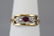 Estate 18kt Yellow Gold Ruby & Diamond Ring - 3