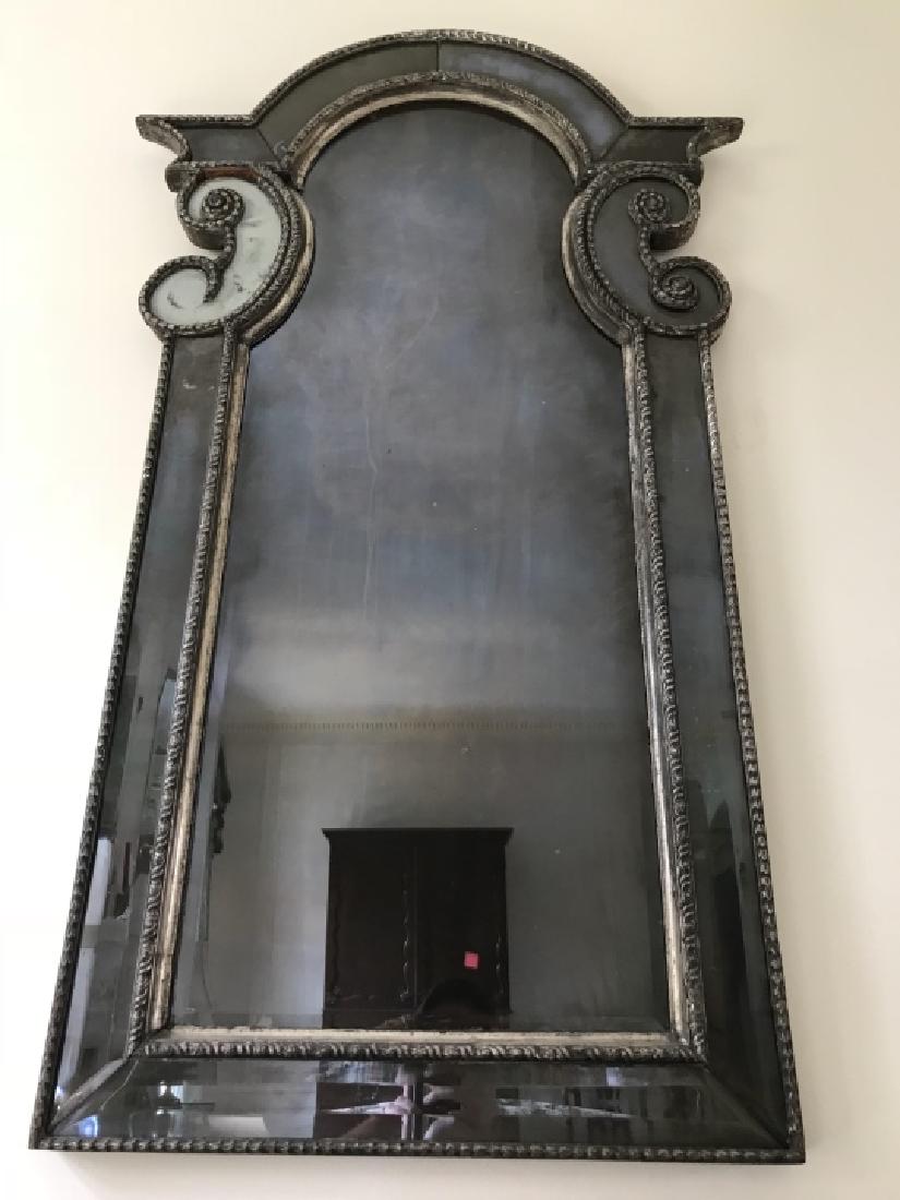 Antique Georgian Style Beveled Glass Wall Mirror (1 of 3)