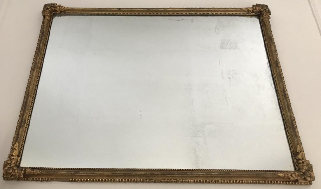 Antique French Style Gold Framed Wall Mirror (1 of 4)