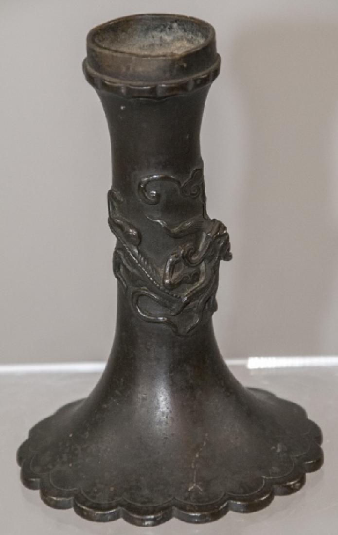 Antique 19th C Chinese or Japanese Bronze Dragon (1 of 10)