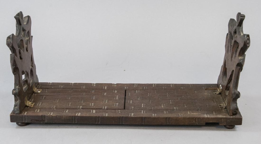 Antique Carved Wood Black Forest Book Stand (1 of 5)