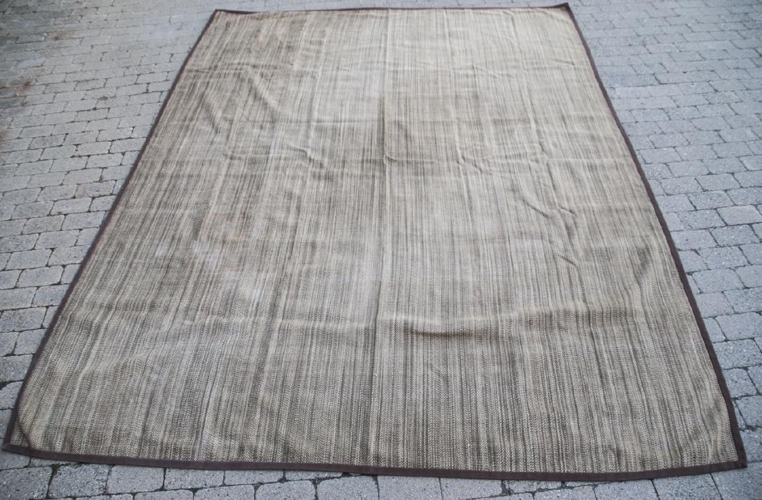 Elizabeth Eakins Wool Twill Bark Brown Rug New (1 of 3)