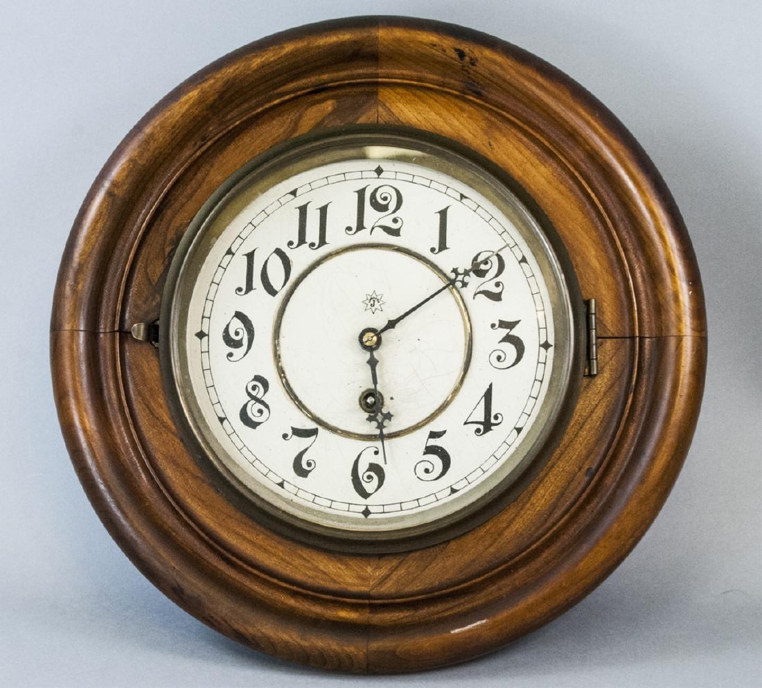 Antique German Junghans Gallery Wall Clock (1 of 4)