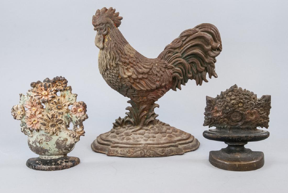 Antique Bradley & Hubbard Cast Iron Door Stops (1 of 6)