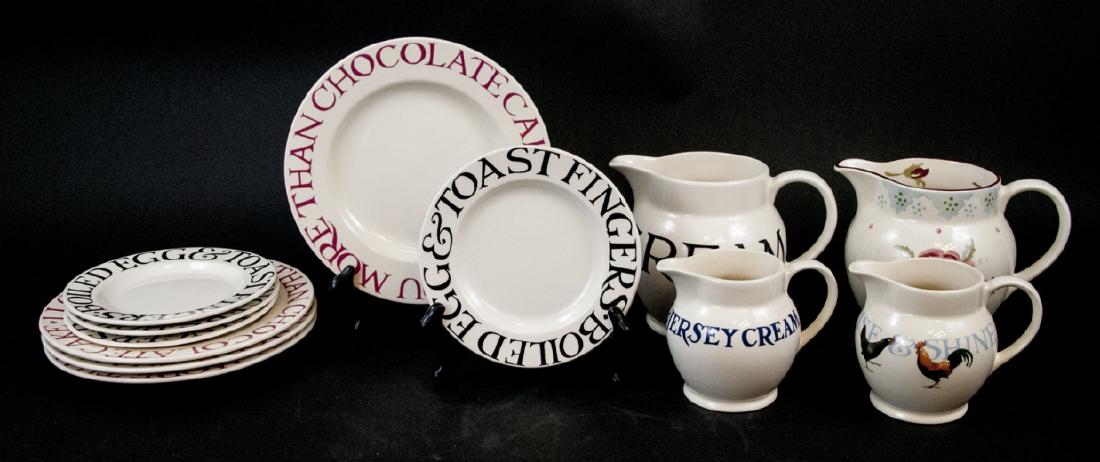 Bridgewater English Earthenware Plates & Pitchers (1 of 9)