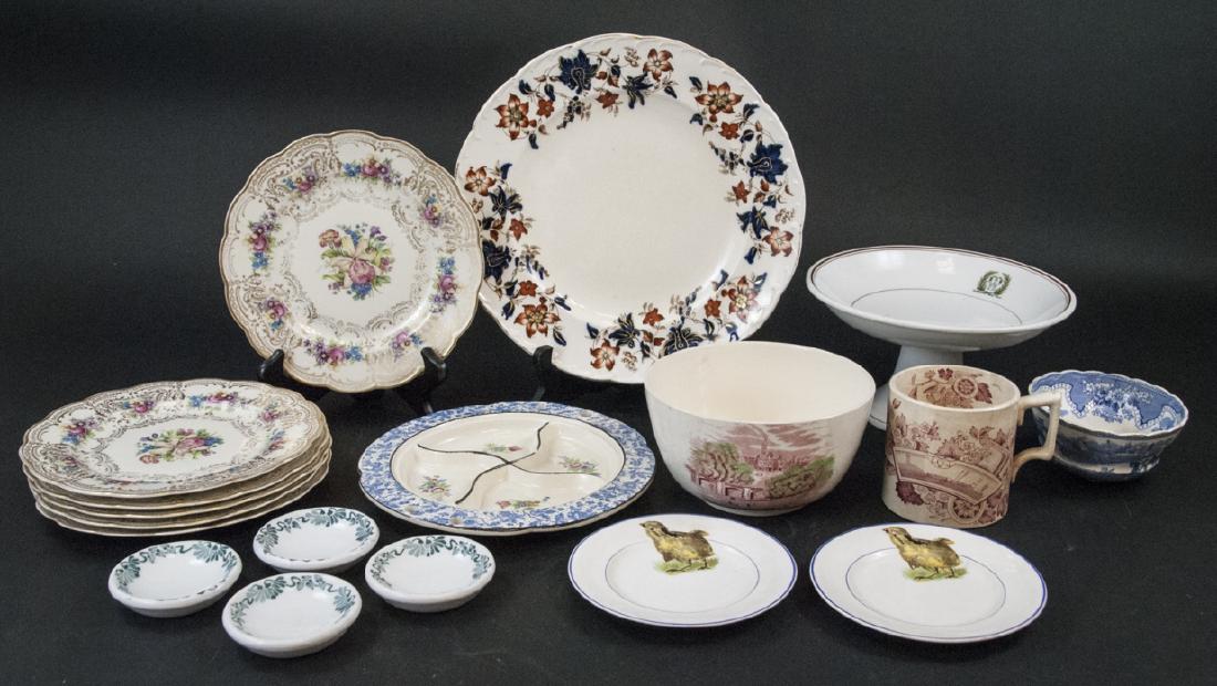 Collection Vintage Porcelain Reds, Blues, Greens (1 of 9)