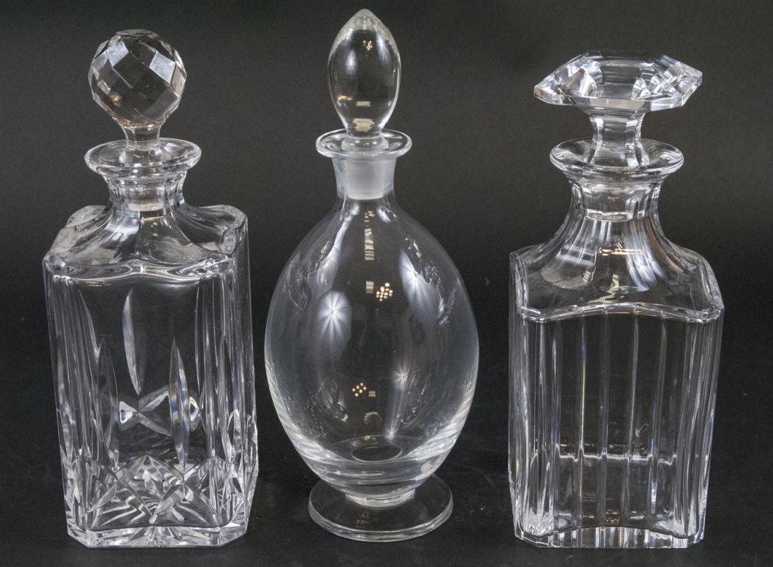 3 Baccarat,  Atlantis, Crystal Decanters (1 of 7)
