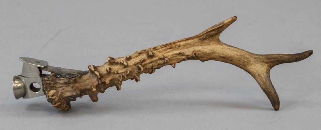 Vintage German Deer Antler Cigar Cutter (1 of 5)