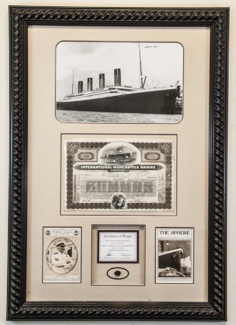 Framed Collection Titanic Memorabilia Photography (1 of 5)