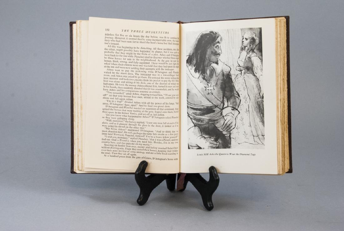 The Three Musketeers Alexander Dumas Leather Book (1 of 7)