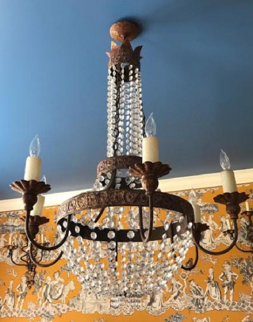 French Neo Classical Style Crystal Chandelier (1 of 3)