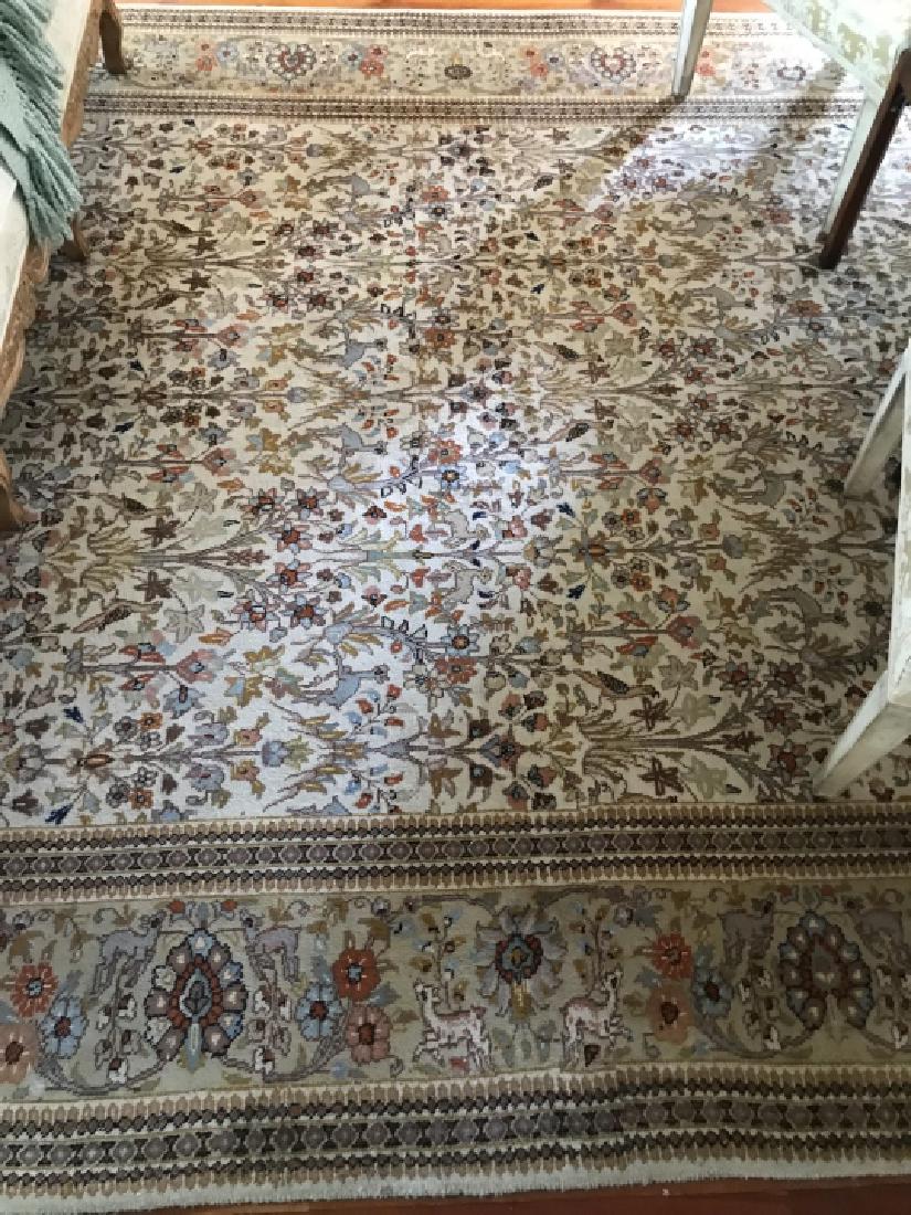 Persian / Oriental Style Wool & Silk Blend Carpet (1 of 4)