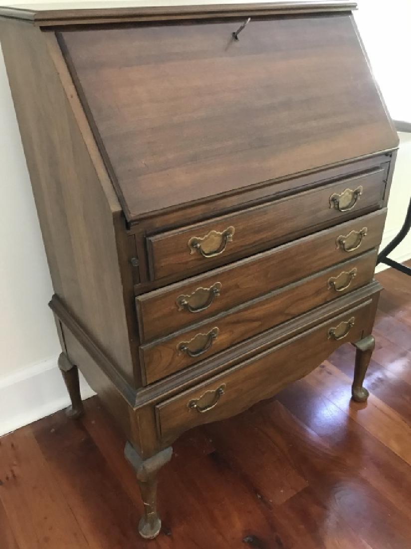 English Queen Anne Style Secretary Desk (1 of 3)