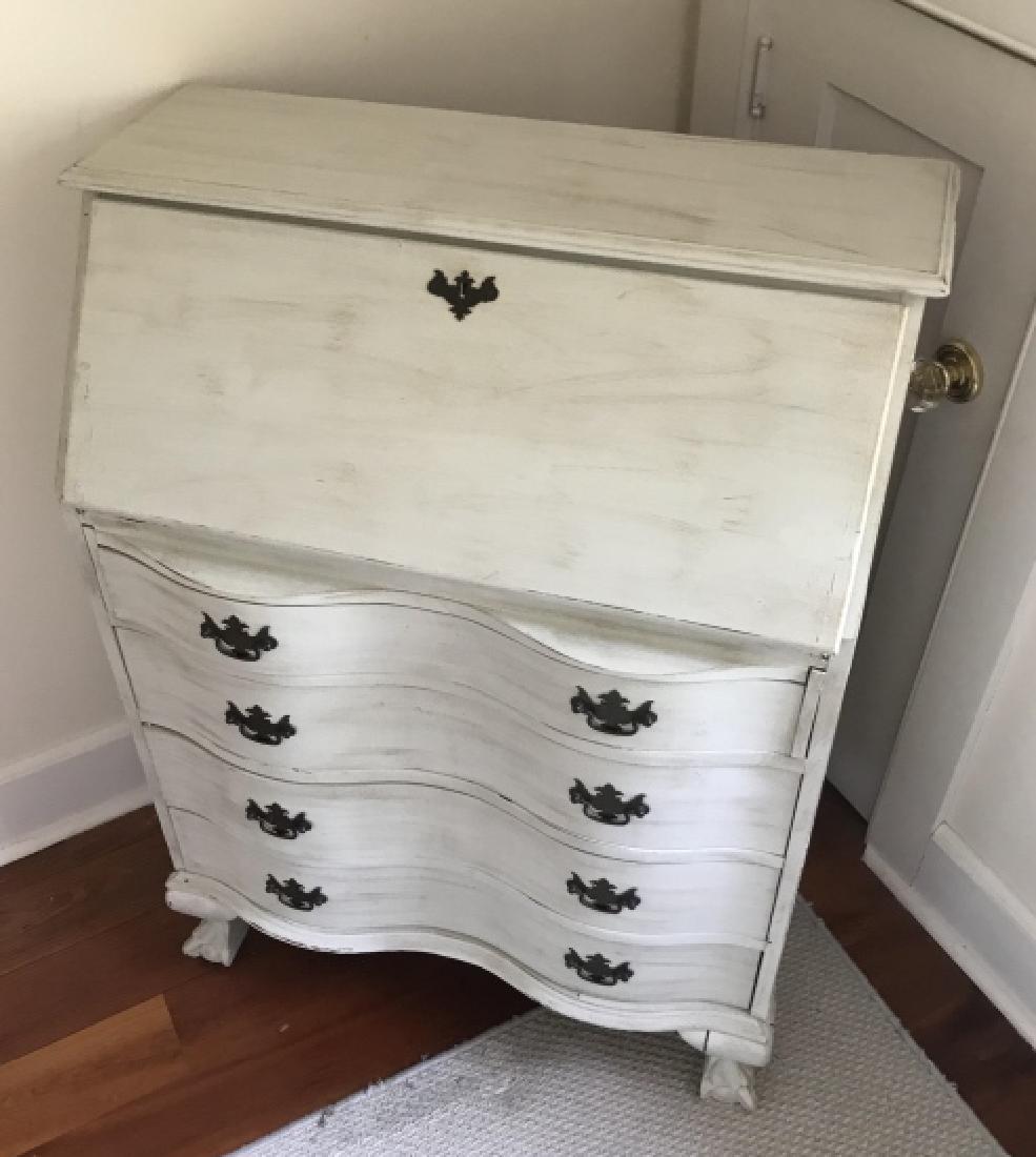 Custom Painted Antique American Secretary Desk (1 of 4)