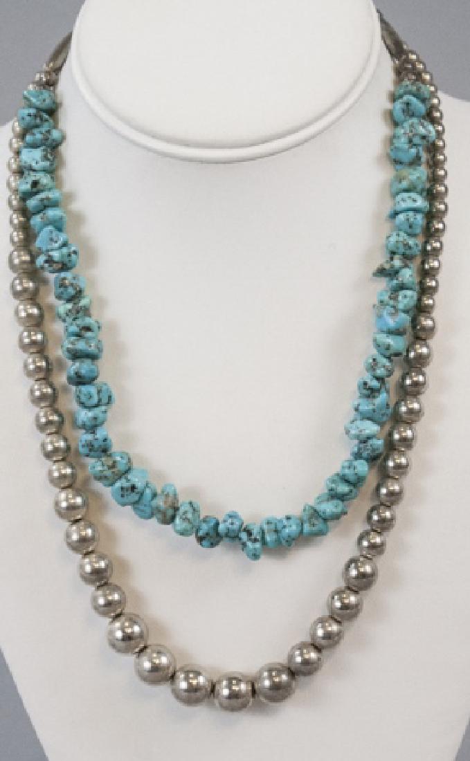 Two Vintage Native American Necklace Strands (1 of 3)