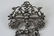 Antique 19th C Sterling & Paste Swallow Brooch - 3