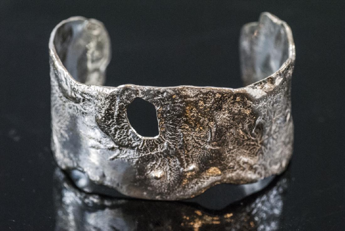 Artisan Handmade Sterling Silver Cuff Bracelet (1 of 5)