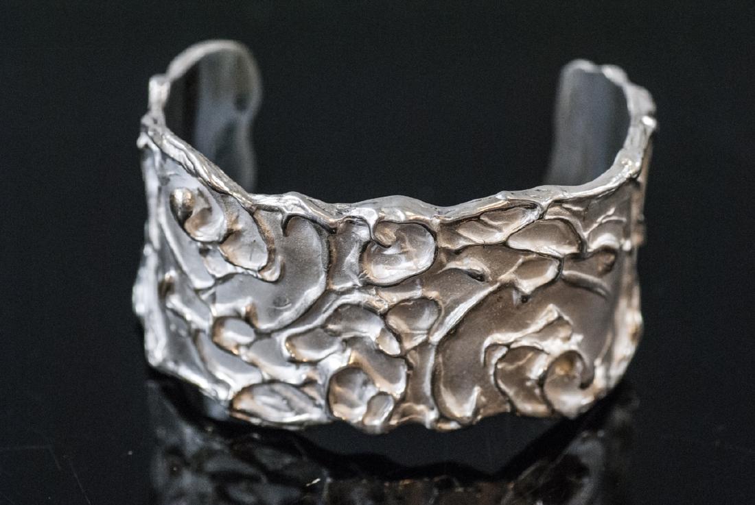 Artisan Handmade Sterling Silver Cuff Bracelet (1 of 7)
