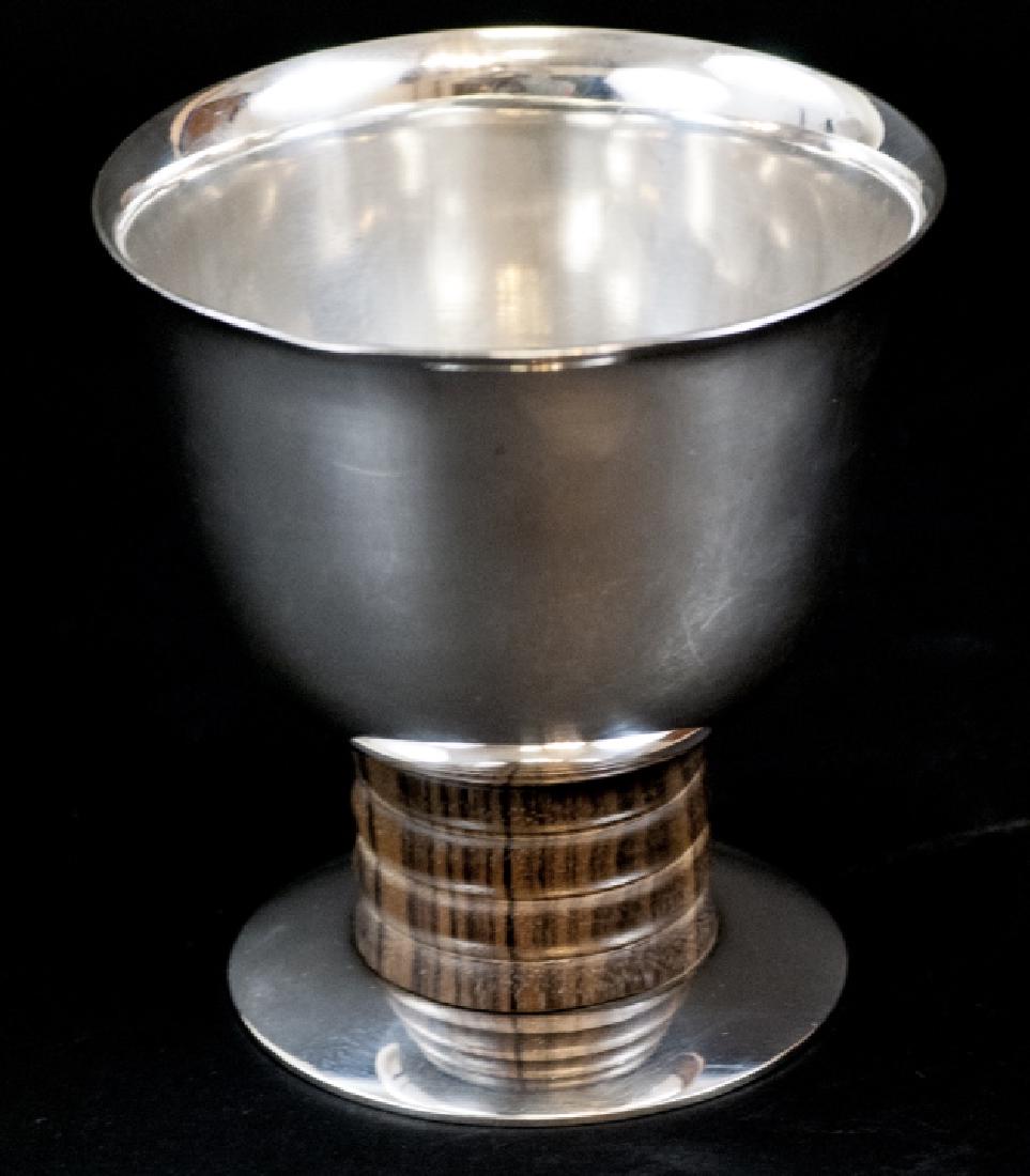 Art Deco Silver & Rosewood Ercuis Vase (1 of 5)